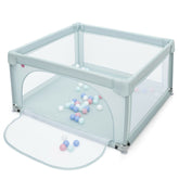 47 x 47 Inch Baby Playpen with 50 Ocean Balls for Baby Infant
