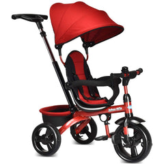 4-in-1 Kids Tricycle with Adjustable Push Handle