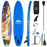 Inflatable Stand Up Paddle Board with Backpack and Aluminum Paddle Pump