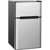 3.2 cu ft Compact Stainless Steel Refrigerator