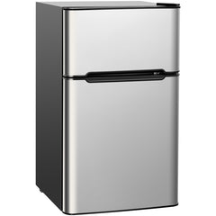 3.2 cu ft Compact Stainless Steel Refrigerator