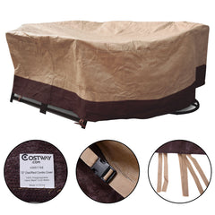 72 Inch Waterproof Oval/Rect Garden Table Cover
