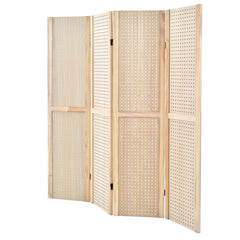 4-Panel Pegboard Display 5 Feet Tall Folding Privacy Screen
