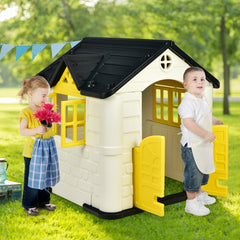 Kid's Playhouse Pretend Toy House For Boys and Girls 7 Pieces Toy Set