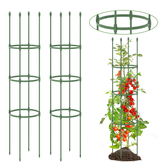 2-Pack Garden Trellis Tomato Cage with Adjustable Height