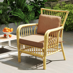 2-Pack Outdoor Patio Cushion Set with Removable Covers