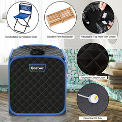 2L Portable Folding Steam Sauna Spa