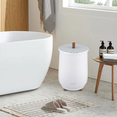23L Large Luxury Bucket-Style Towel Warmer with Fragrant Disc Holder
