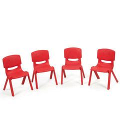 4-pack Kids Plastic Stackable Classroom Chairs