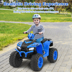 24V Kids Ride-On Electric ATV with Wireless Connection for Toddlers 3-8 Years Old