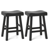 24 Inches Counter Height Stools Set of 2 with Footrest for Restaurant Cafe Pub