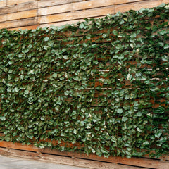 Faux Ivy Leaf Decorative Privacy Fence