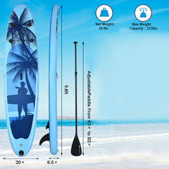 Adult Youth Inflatable Stand Up Paddle Board