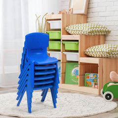6-pack Kids Plastic Stackable Classroom Chairs