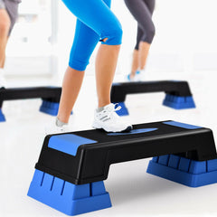 Aerobic Exercise Stepper Trainer with Adjustable Height 5"-7"-9"