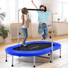 2-Person Foldable Mini Kids Fitness Rebounder Trampoline