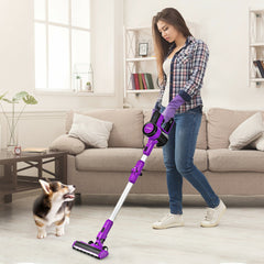 3-in-1 Handheld Cordless Stick Vacuum Cleaner with 6-cell Lithium Battery