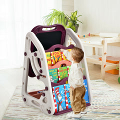 3-in-1 Kids Art Easel Double-Sided Tabletop Easel with Art Accessories