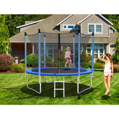 Outdoor Trampoline with Safety Closure Net