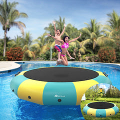 15 Feet Inflatable Splash Padded Water Bouncer Trampoline