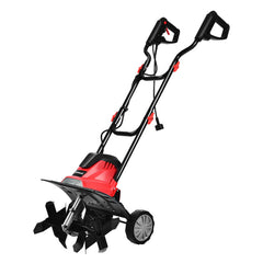 14/17 Inch 10 Amp Corded Electric Tiller and Cultivator with 9-Inch Tilling Depth