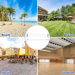 Portable 10 Inch x 5 Inch Badminton Beach Tennis Training Net