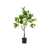 Artificial Lemon Tree 2.6/4/5.2 Feet Tall Fake Lemon Plant wuth Lemon Fruits