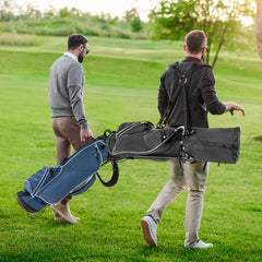 Golf Stand Cart Bag with 4 Way Divider Carry Organizer Pockets