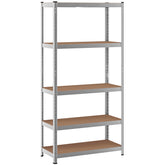 35.5 x 71 Inch Adjustable 5-Layer 2000 lbs Capacity Tool Shelf