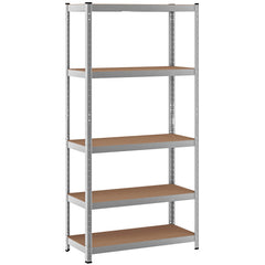 35.5 x 71 Inch Adjustable 5-Layer 2000 lbs Capacity Tool Shelf