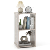 2-Cube Storage Shelf with Open Back and 3-Tier Shelf