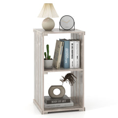 2-Cube Storage Shelf with Open Back and 3-Tier Shelf