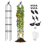 2-Pack Garden Obelisk Trellis for Climbing Plants