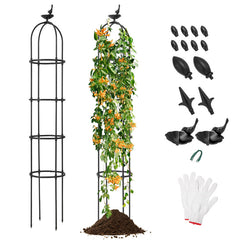 2-Pack Garden Obelisk Trellis for Climbing Plants