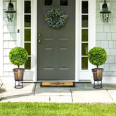 Artificial Ball Tree set of 2 with Natural Look and Water Resistance