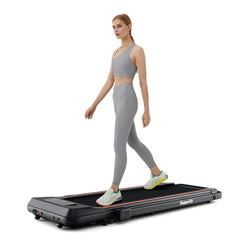 2 in 1 Folding Treadmill with Incline with Remote Control
