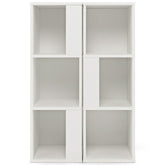 3-Tier 6 Cube Freestanding Bookcase with Anti-toppling Device