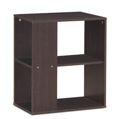 3-Tier End Table with Open Storage and Foot Pads