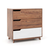 Rustic Farmhouse Wooden Storage Dresser for Bedroom Living Room