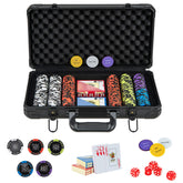 14 Gram Texas Holdem Poker Chip Set 300 Piece Claytec Chips