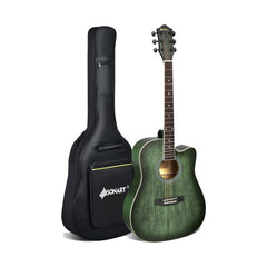 41 Inch Full Size Cutaway Acoustic Guitar Set for Beginner