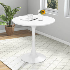 32 Inch Modern Tulip Round Dining Table with MDF Top