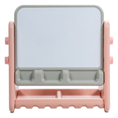 2 in 1 Toddler Easel Table and Chair Set with Adjustable Art Painting Board