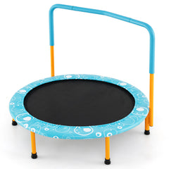 36 Inch Kids Trampoline Mini Rebounder with Full Covered Handrail