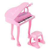 37 Keys Kids Piano Keyboard with Stool and Piano Lid