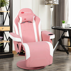 Ergonomic High Back Massage Gaming Chair Gaming Recliner with Pillow