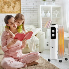 1500W Portable Space Heater with Adjustable Thermostat