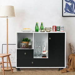 Lateral Mobile Filing Cabinet with 2 Drawers