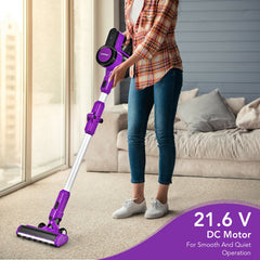 3-in-1 Handheld Cordless Stick Vacuum Cleaner with 6-cell Lithium Battery