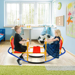 Outdoor Kids Seesaw Swivel Teeter for 3 to 8 Years Old